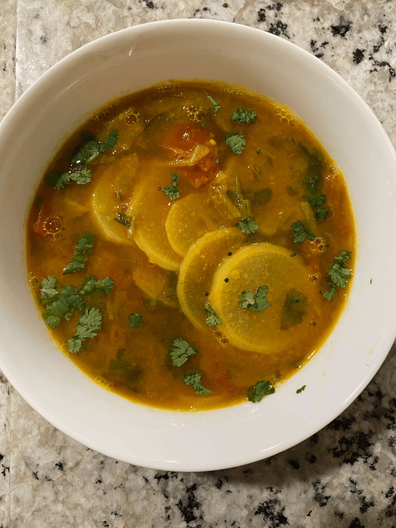 Simple radish sambar (without sambar powder)