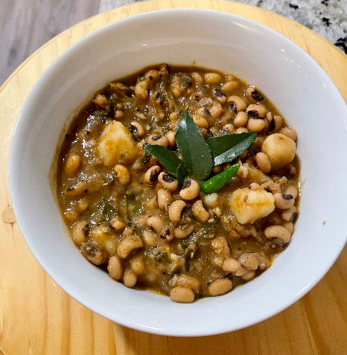 Simple South Indian black eyed peas curry | Instant Pot