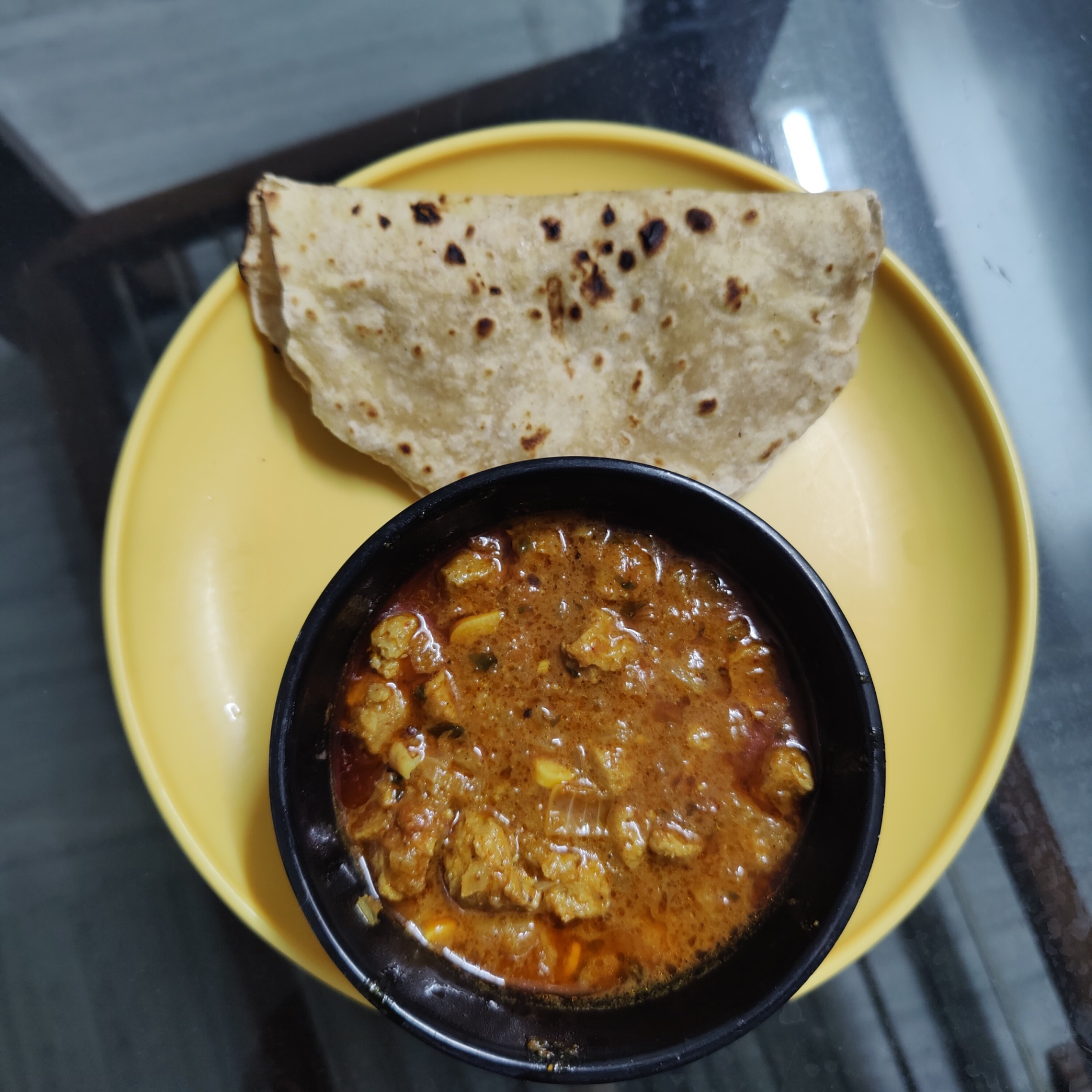 Soya bean sabzi