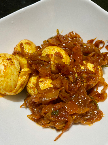 Spicy egg roast/mutta roast