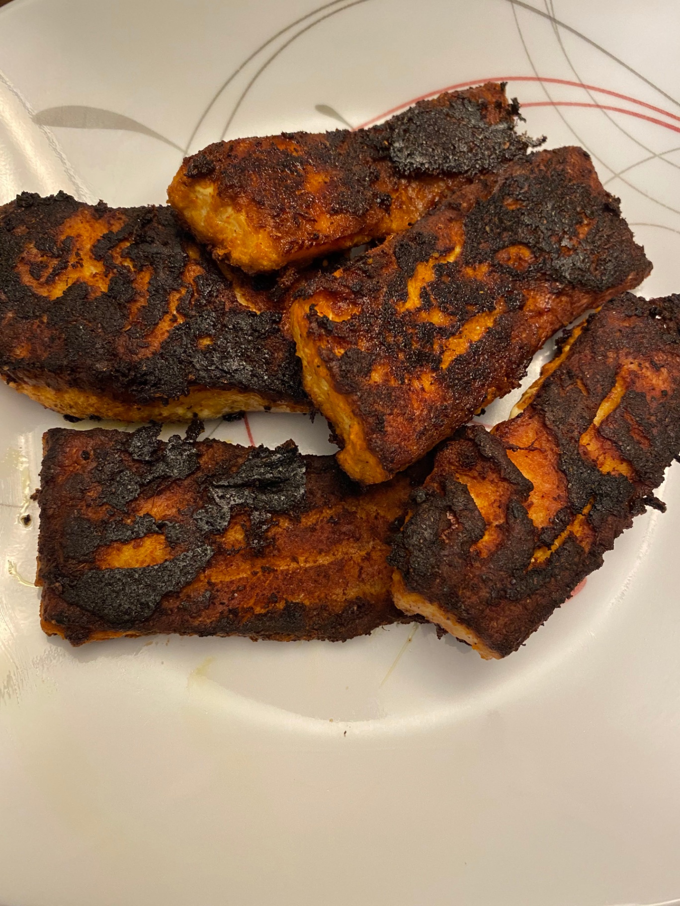 Spicy Salmon Fish Fry