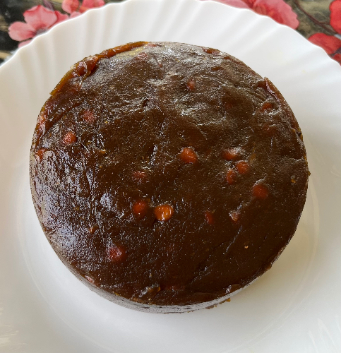 Sweet coconut and rice pudding/kinnathappam