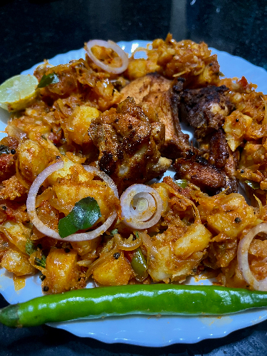 Tapioca biriyani/kappa biriyani