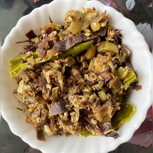 Vaazhappoo thoran/Banana flower stir fry