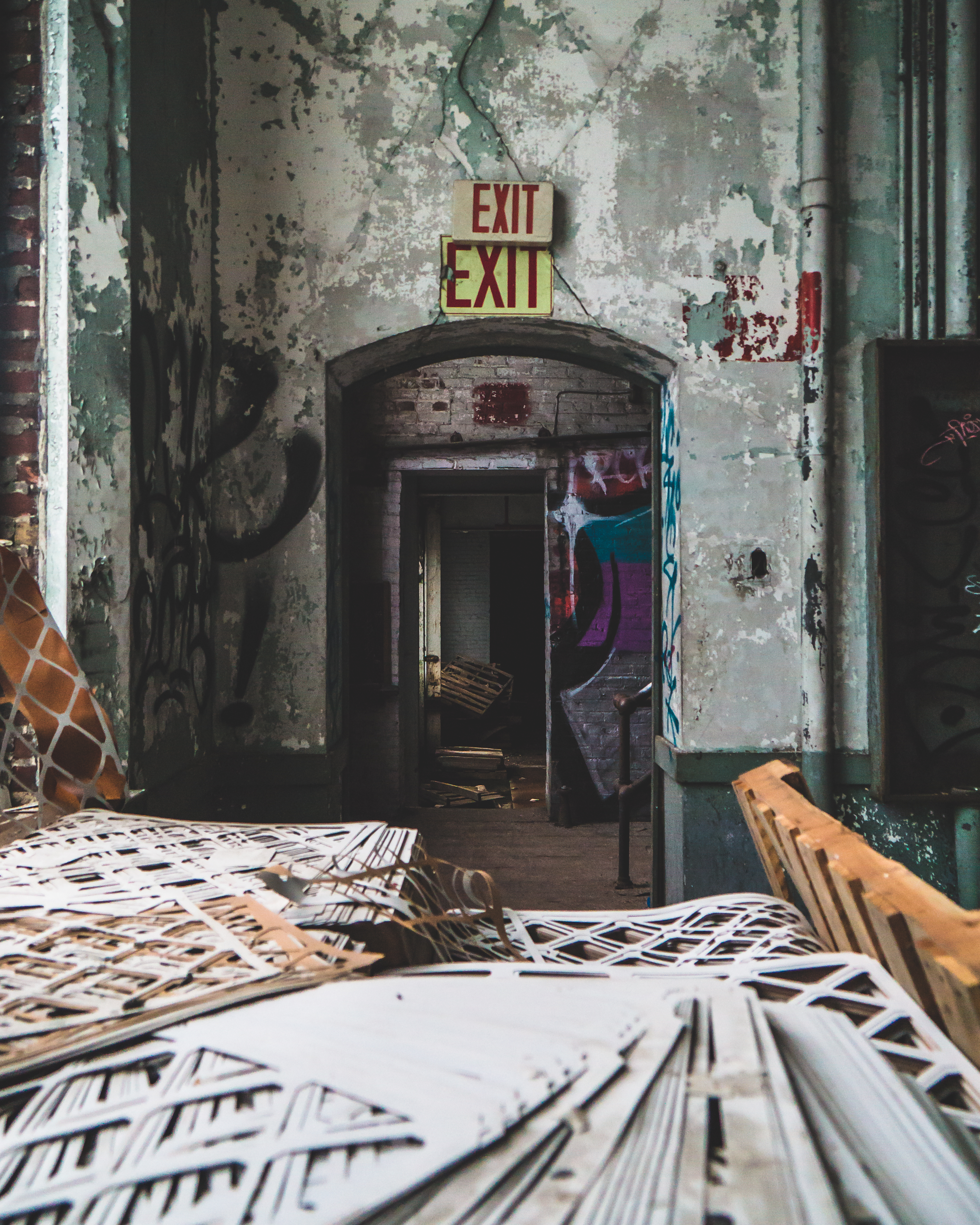 abandoned building exit