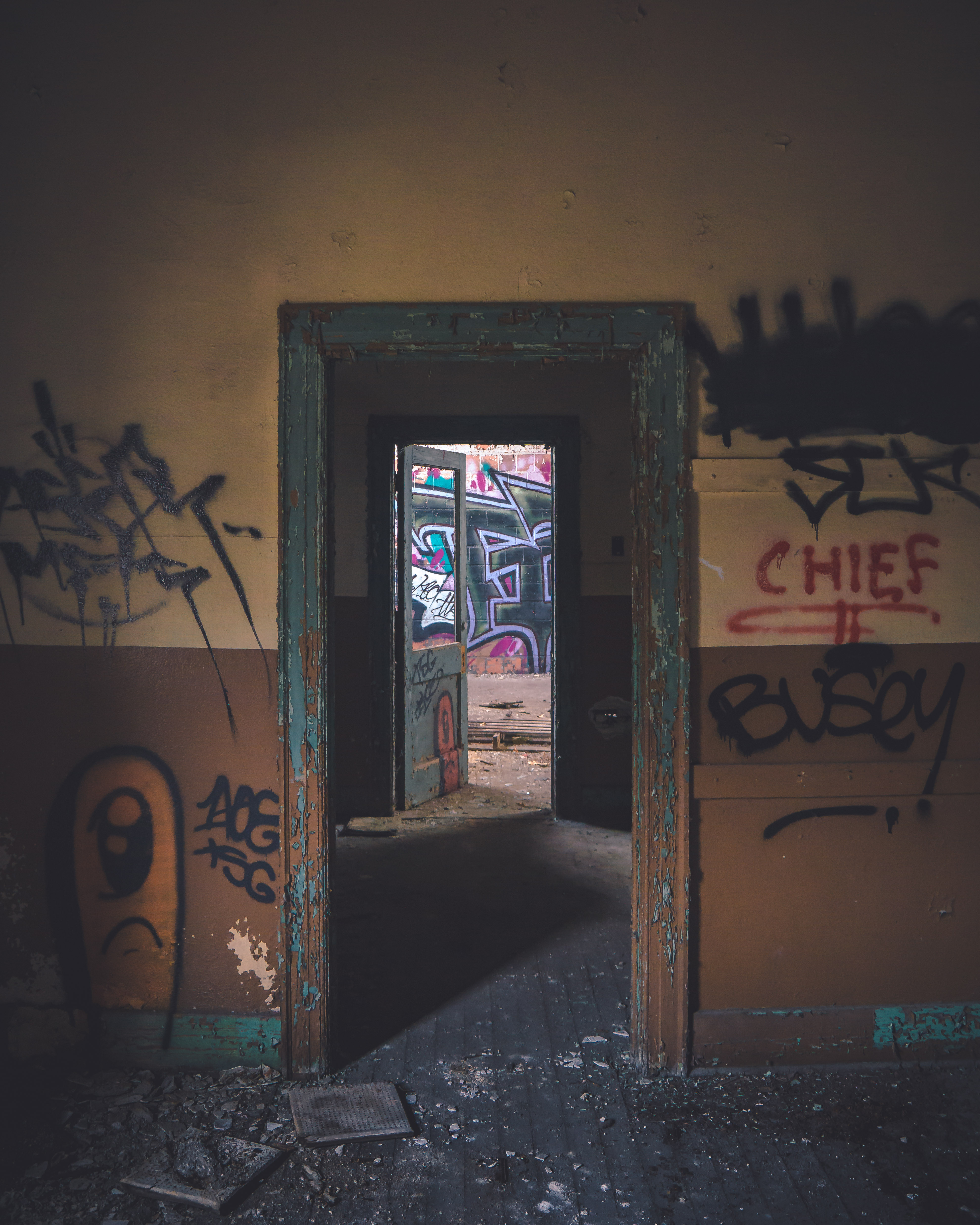 abandoned doorway