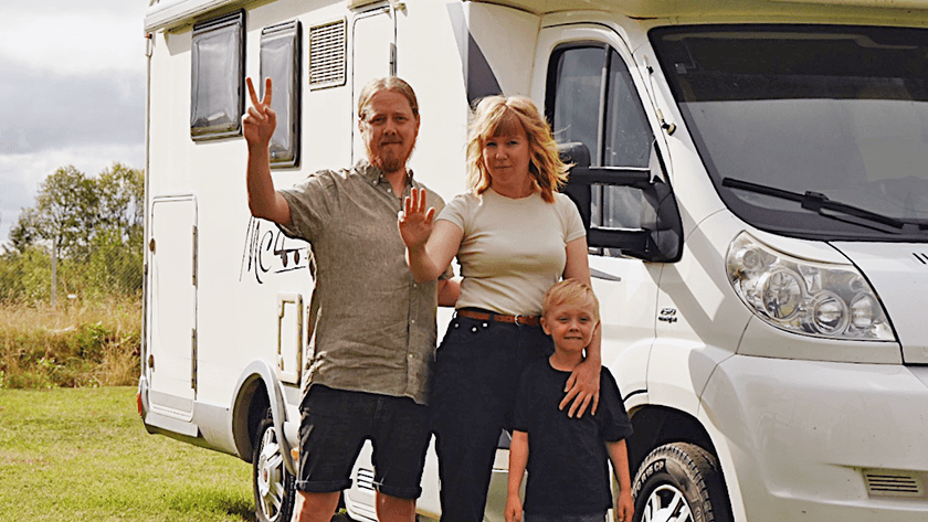 Walter vann sommarens stora tävling i Ställplatsappen!