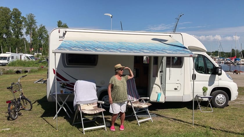 Sandarne - Båt och husbil i symbios