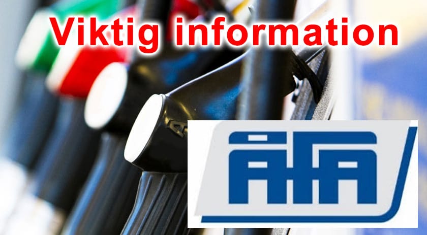 Viktig information till dig som har ÅFA tankkort via Rabatt-Torget