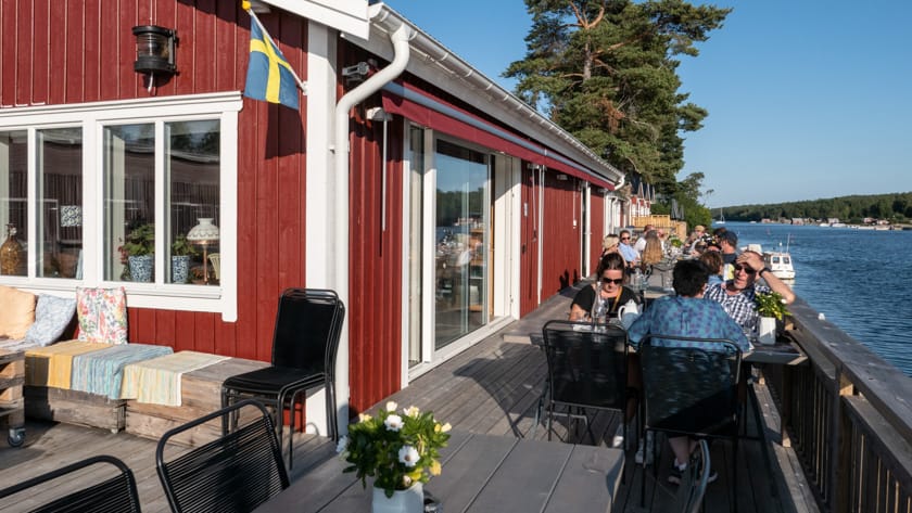 Färjas brygga - Hit åker man för maten