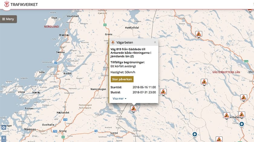 Håll koll på vägarbetena i sommar