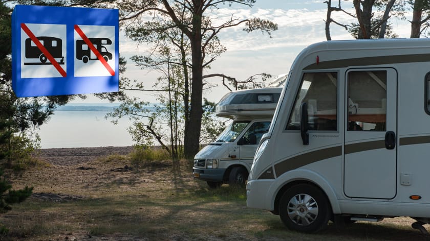 Ta inget annat än bilder, lämna inget annat än hjulspår är en bra början