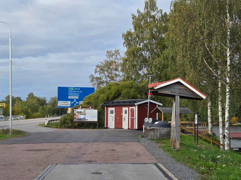 Bild på Hosjön, Trafikverkets rastplats