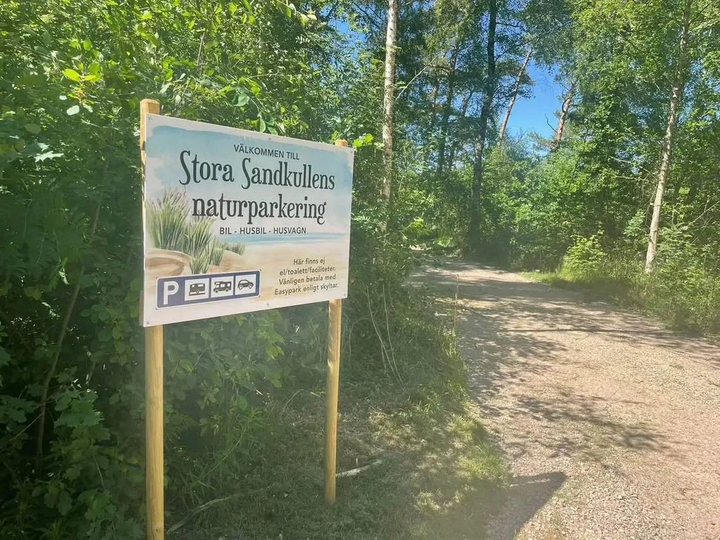 Bild på Stora Sandkullens Naturparkering