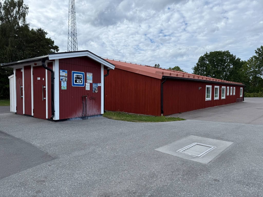 Bild på Sven Perssonhallen, Tömning