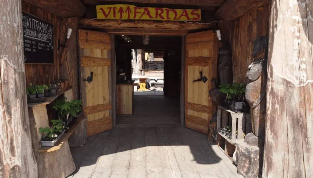 Bild på Vittfararnas Vikingaby
