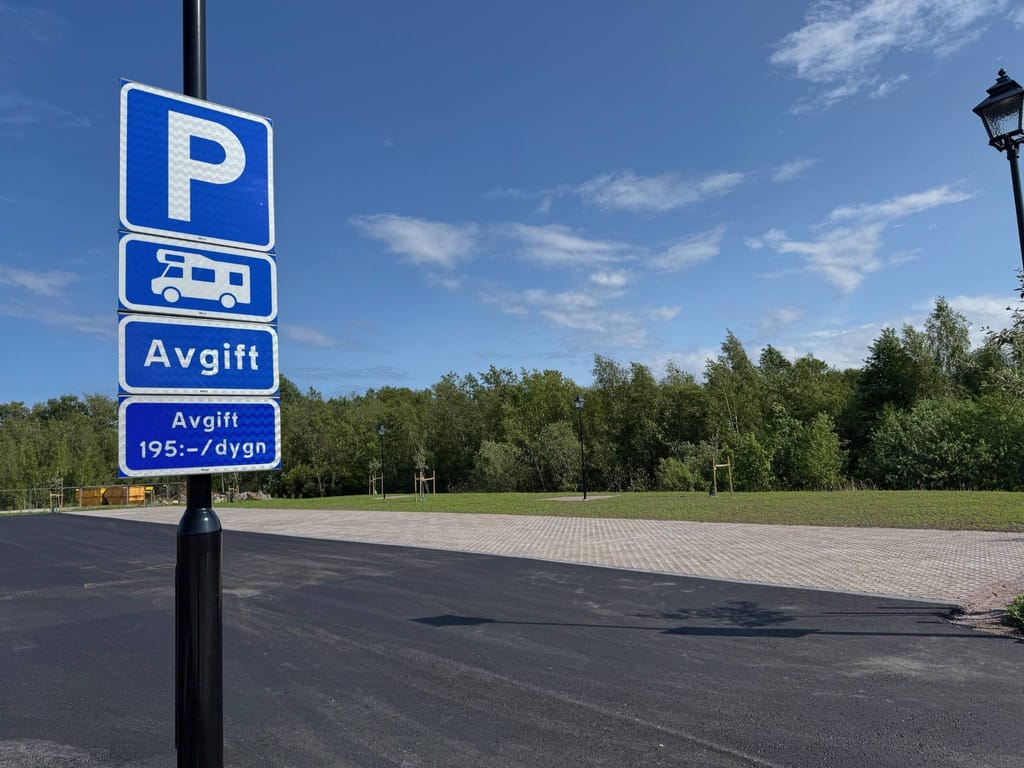 Bild på Sven Perssonhallen, Ställplats