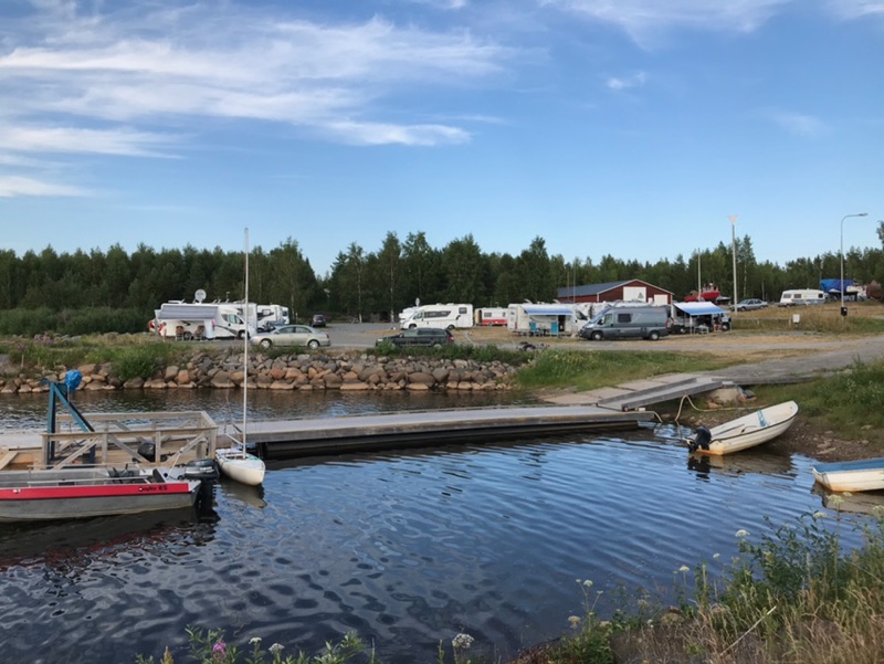 Bild på Haparandahamn