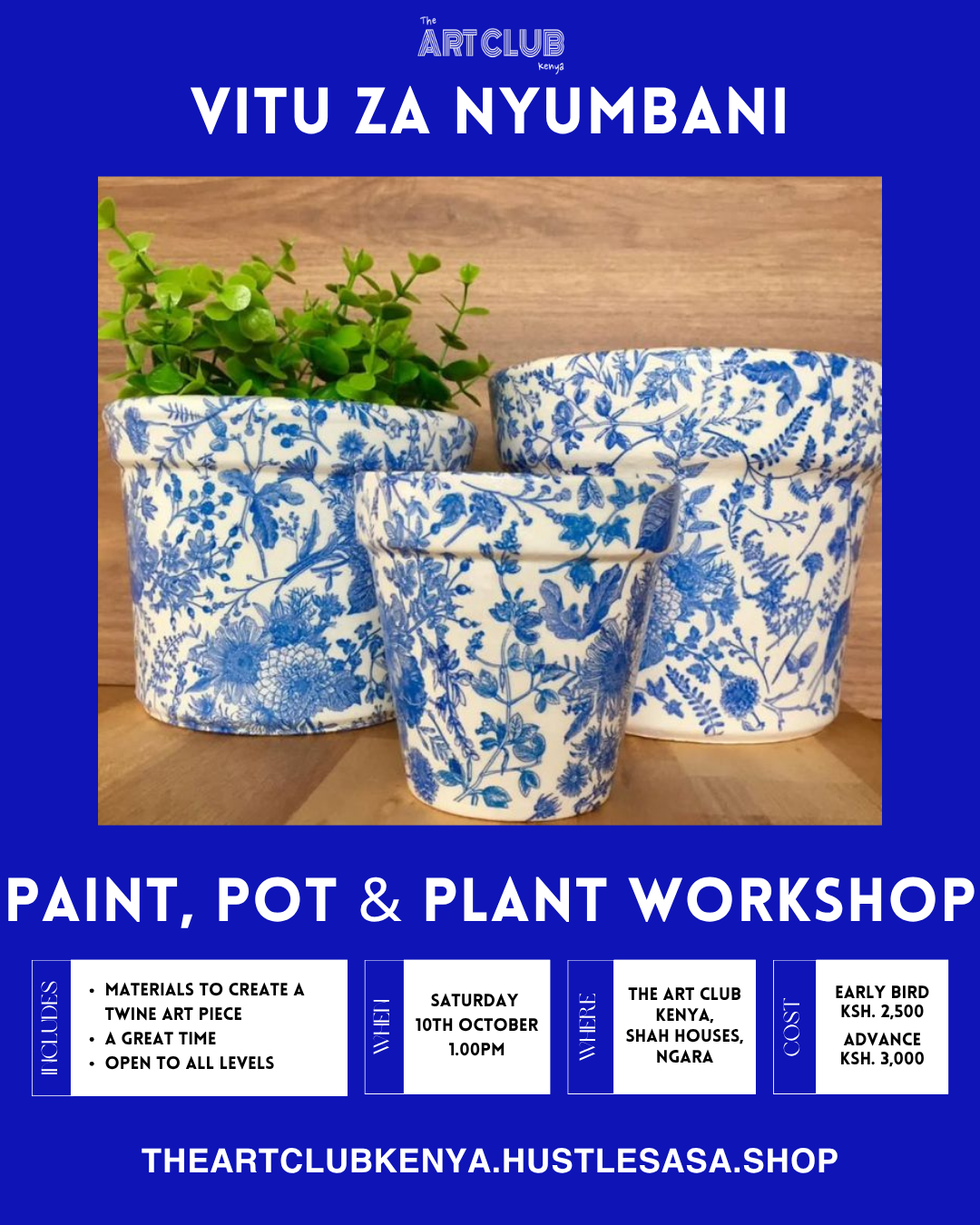 Paint, Pot & Plant Workshop