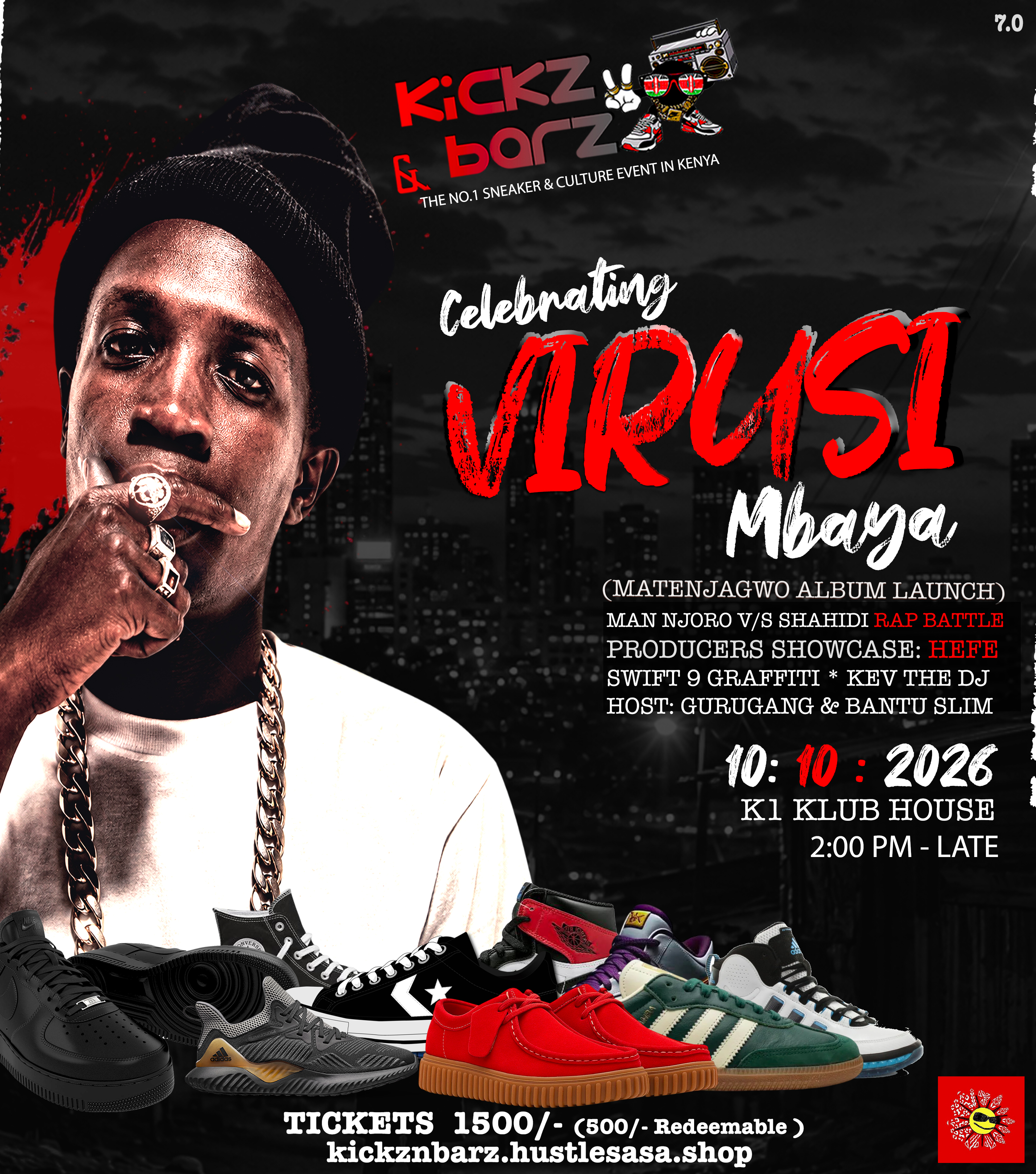KICKZ & BARZ 7.0 VIRUSI MBAYA ALBUM LAUNCH