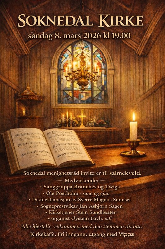 Salmekveld Soknedal kirke