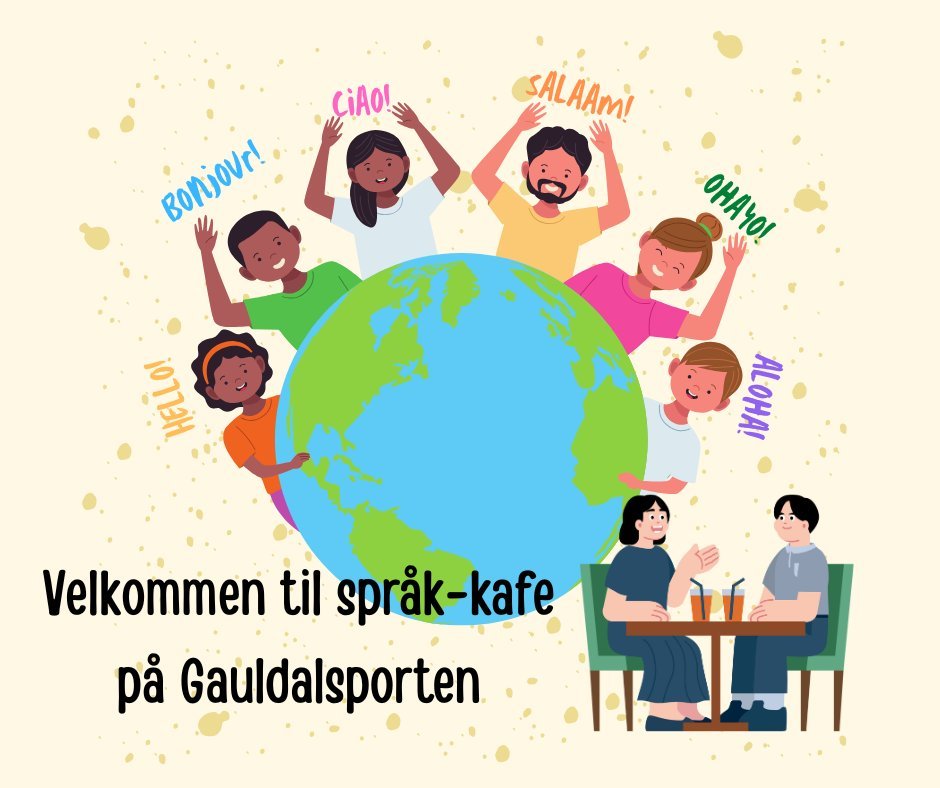 Språk-kafe på Gauldalsporten
