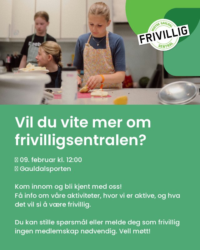 Vil du vite mer om frivilligsentralen? 