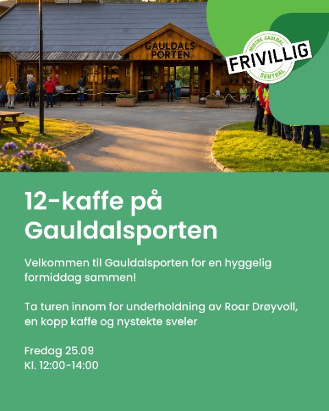 12-kaffe på Gauldalsporten