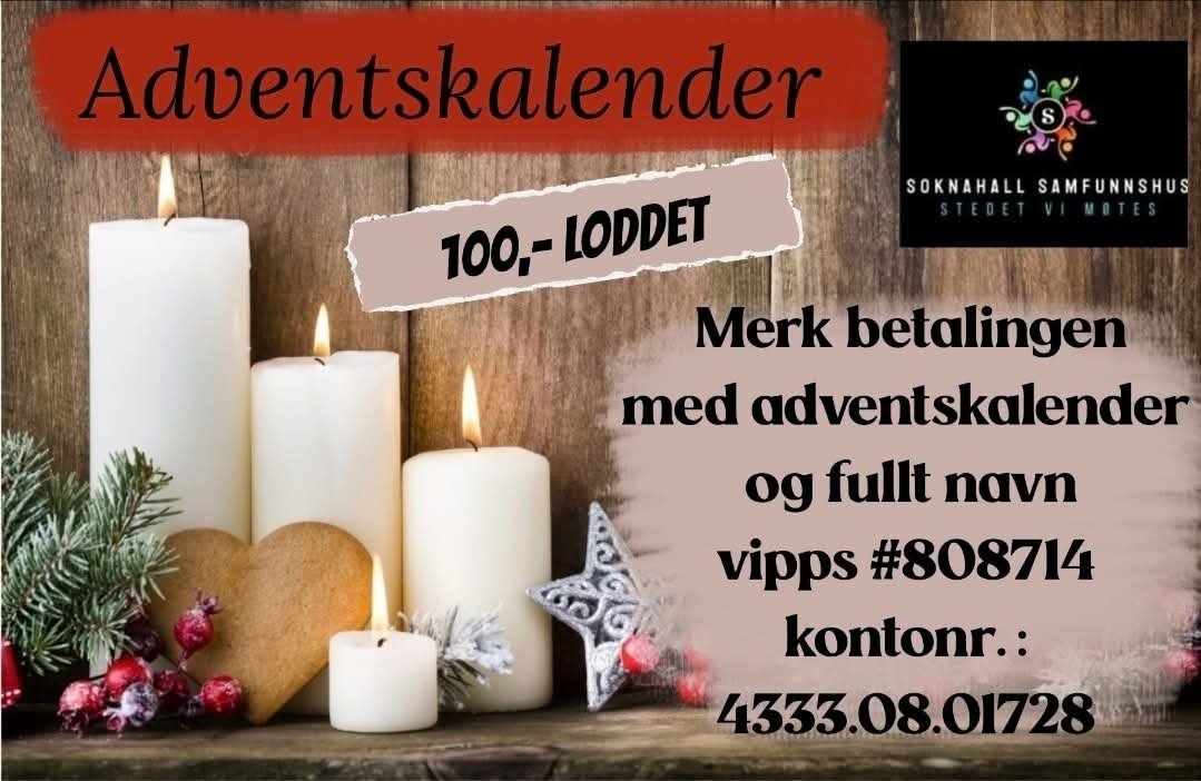 Soknahall sin adventskalender 