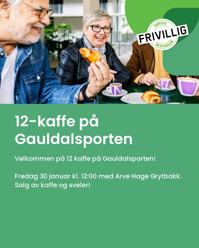 12-kaffe på Gauldalsporten