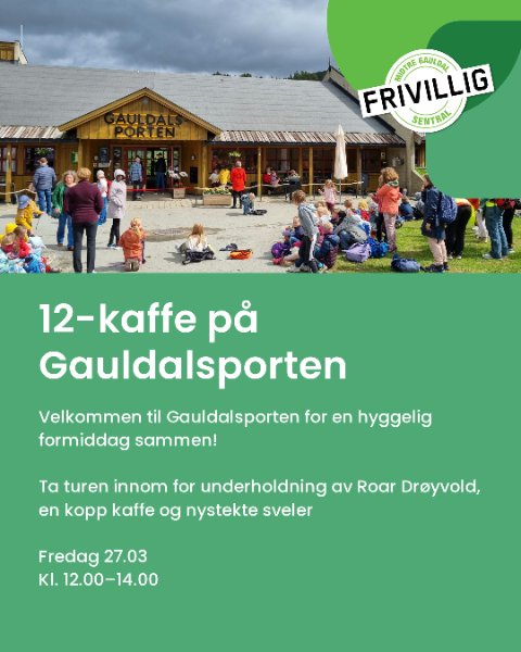 12 kaffe på Gauldalsporten