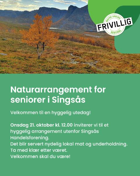 Naturarrangement for seniorer i Singsås