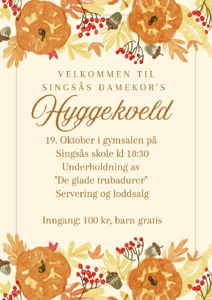 Hyggekveld med Singsås damekor
