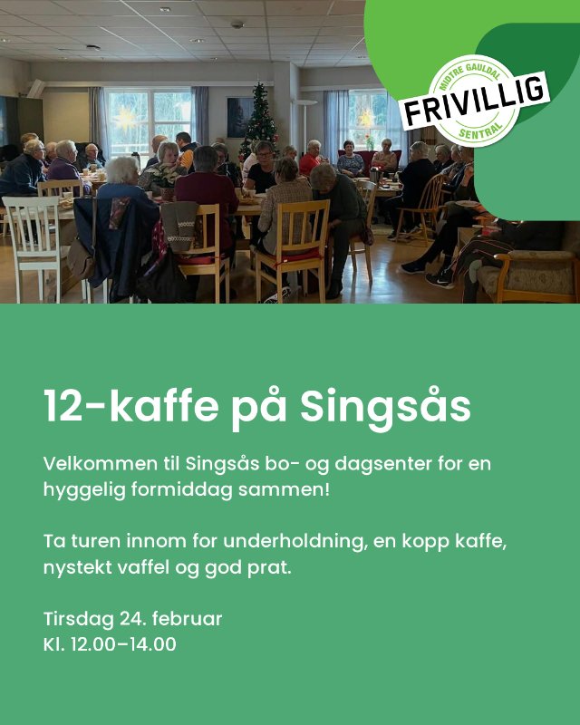 12-kaffe på Singsås!