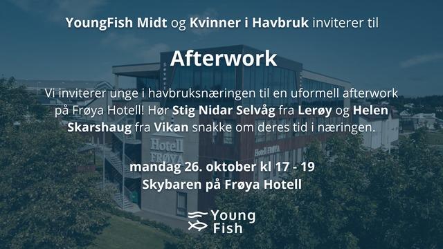 Afterwork YoungFish Midt x Kvinner i Havbruk