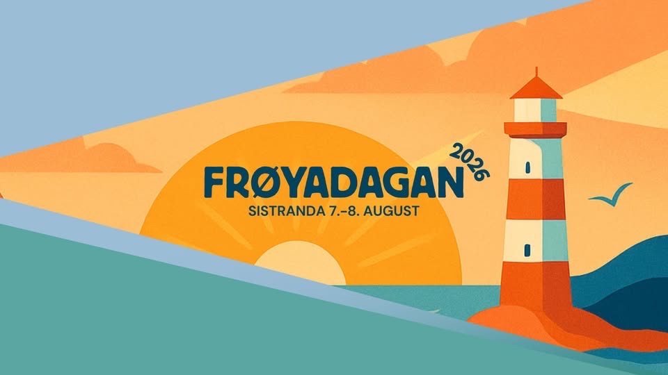 May be an image of text that says 'FROYADAGAN 203 2026 SISTRANDA SISTRANDA7.-8.AUGUST 7.-8. AUGUST'