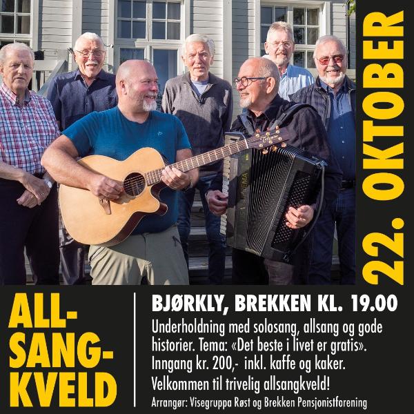 Allsangkveld i Bjørkly Brekken