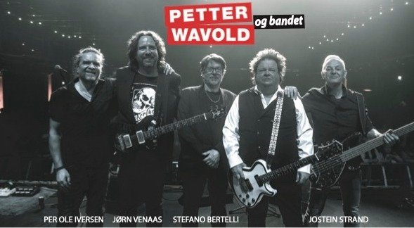 May be an image of guitar and text that says 'PETTER og bandet WAVOLD นชศน 和0味 PER OLE IVERSEN JORN VENAAS STEFANO BERTELLI JOSTEIN JOSTEINSTRAND STRAND'