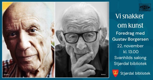 Vi snakker om kunst - foredrag med Gustav Borgersen