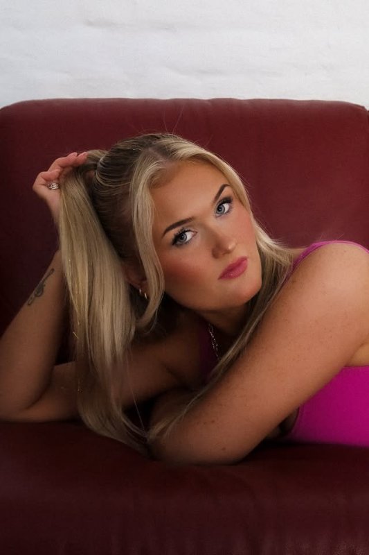 May be an image of one or more people and blonde hair