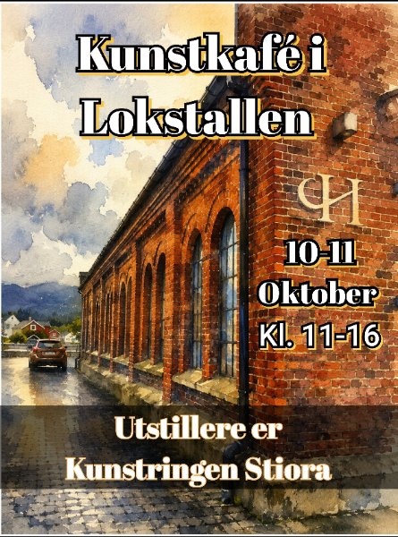 Kunstkafé i Lokstallen 