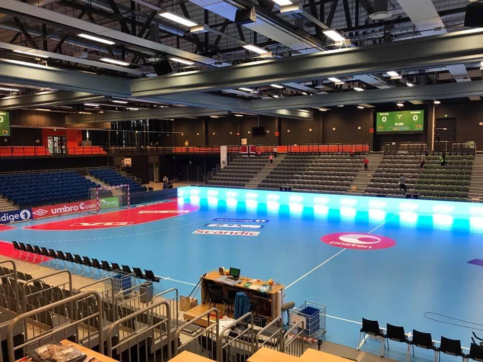 Stjørdalshallen rigget til landskamp