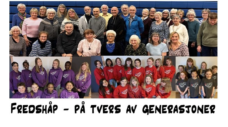 Korkonsert: Fredshåp - på tvers av generasjoner!