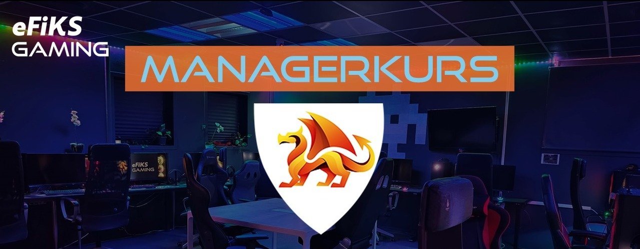 May be an image of text that says "eFiks GAMING MANAGERKURS"