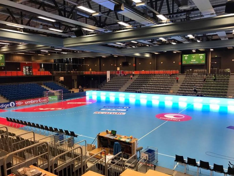 Stjørdalshallen rigget til landskamp