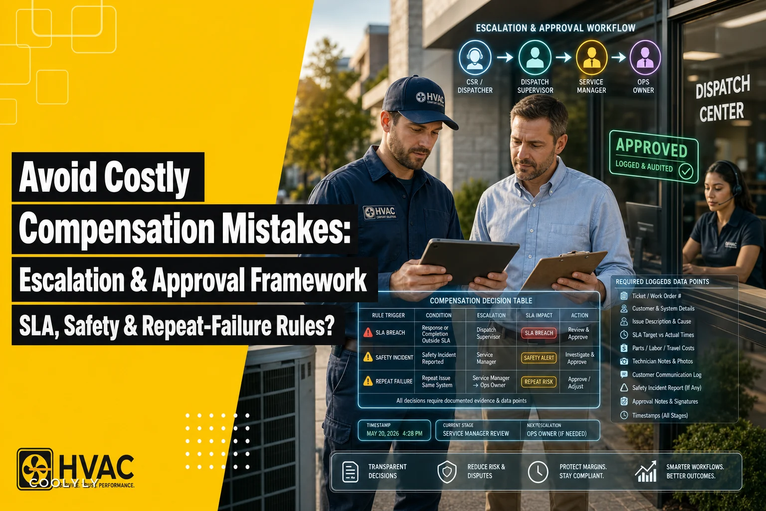 Avoid costly compensation mistakes: an escalation and customer-compensation decision framework for HVAC emergencies