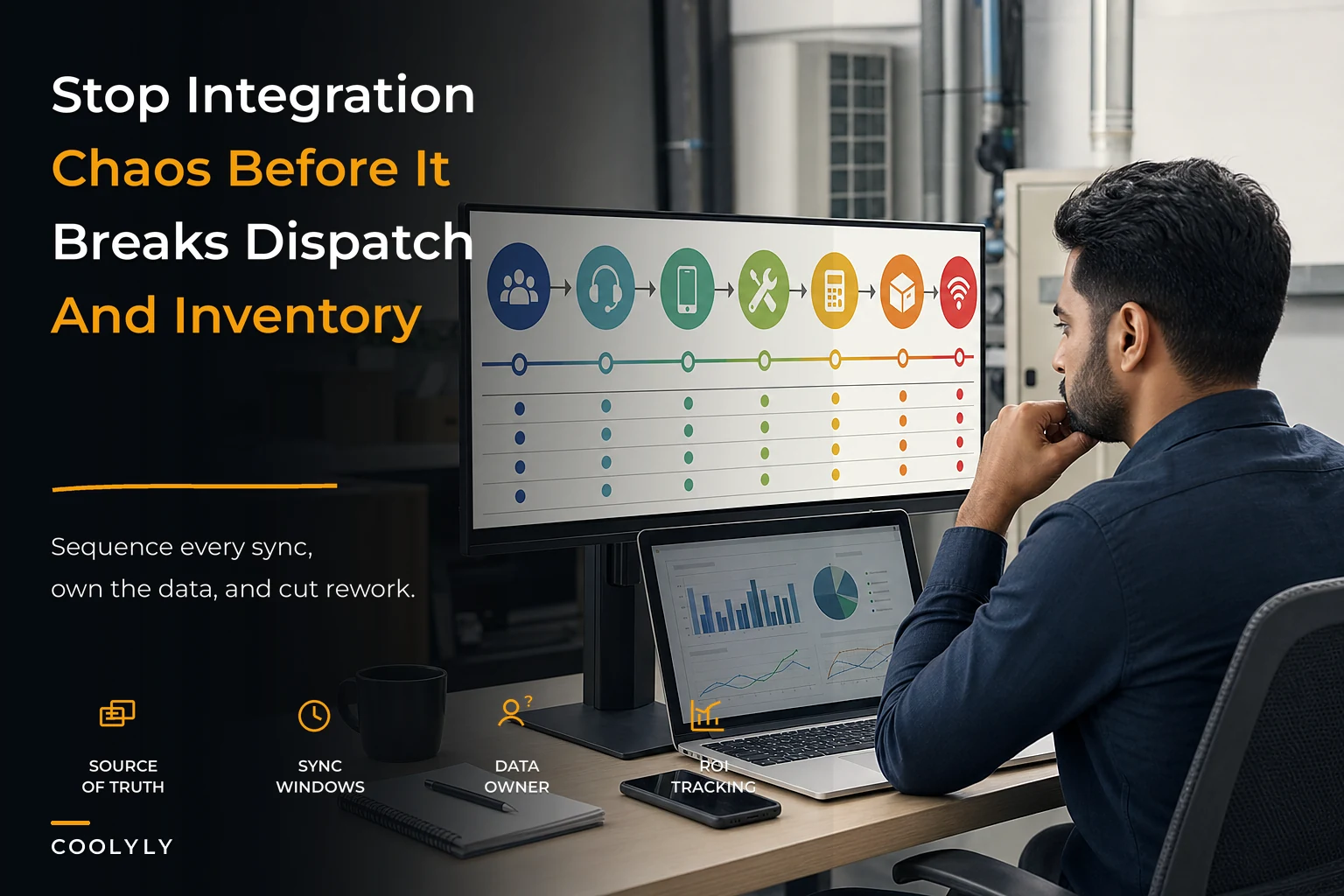 Avoid integration chaos: an HVAC integrations and data-architecture playbook for sensors, CRM, inventory and dispatch