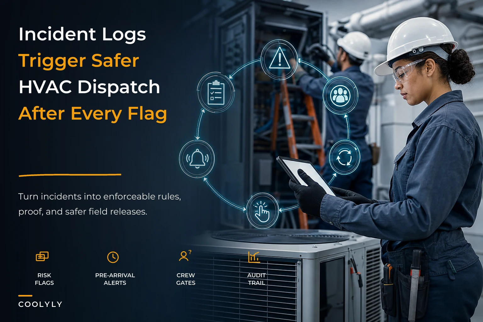 Field safety and incident-management framework for HVAC companies: governance, audit-ready evidence capture and incident-to-dispatch workflows