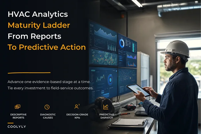 HVAC analytics maturity framework for operational field-service leaders