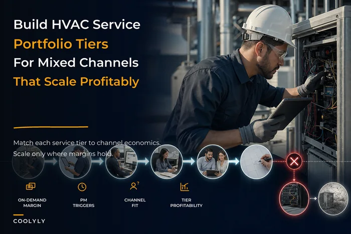 HVAC service-portfolio strategy to scale mixed residential-commercial profitability